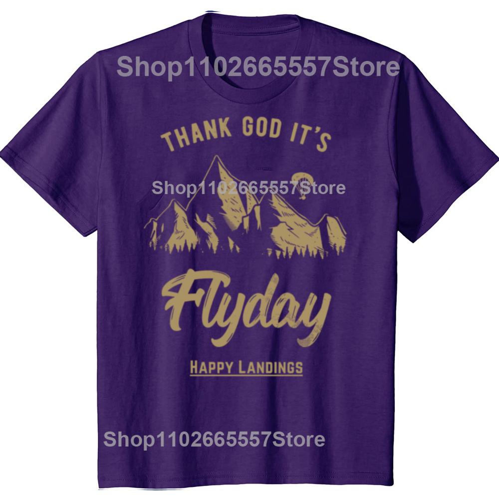 

Смешная футболка «Слава Богу, это Флайдей» в стиле ретро для парапланеризма, мужская модная повседневная футболка из 100% хлопка, свободная футболка оверсайз 4XL