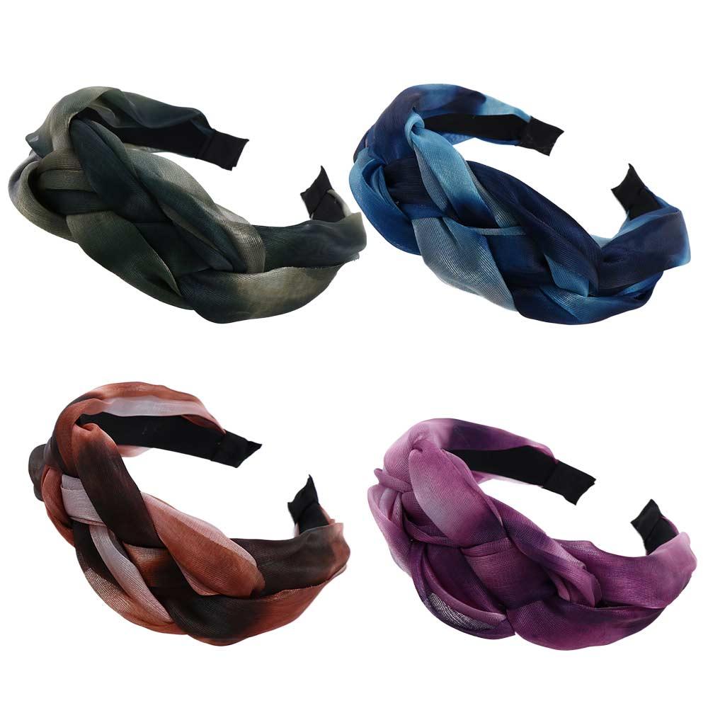 Wide Edge Wash Face Korean Style Headband Twisted Braid Hair Hoop Hair Accessories Women Headband