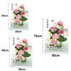 Large Lotus Wall Sticker Anti-static Glass Door Sticker New Decorative Sticker  Bedroom