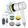 Bathroom Scrubber Cleaning Tool Bathroom Cleaning 20x10x10cm Cordless Power Scrubber Cleaner 90 Minutes Battery Life