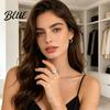 Elegant Open Band Ring Adjustable Lightweight Comfortable to Wear Anti-Oxidation