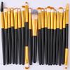 20Pcs/Set Eyeliner Makeup Brush Set Soft Fluffy Cosmetic Brushes Kit Make Up Brushes  Beauty Tool