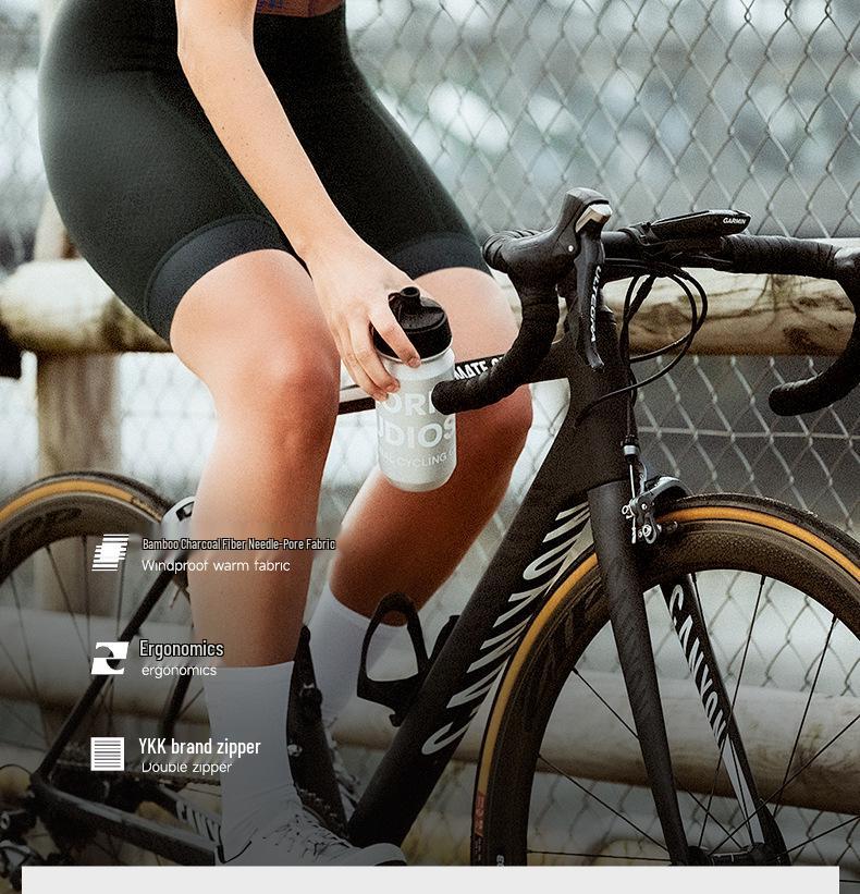 NUCKILY Women's Slim Fit Short Sleeve Cycling Jersey - Matrix Reflective Summer Riding Gear