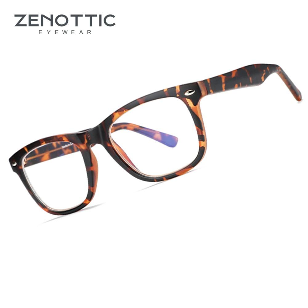 

ZENOTTIC 2024 Классические очки с защитой от синего света, компьютерные очки унисекс