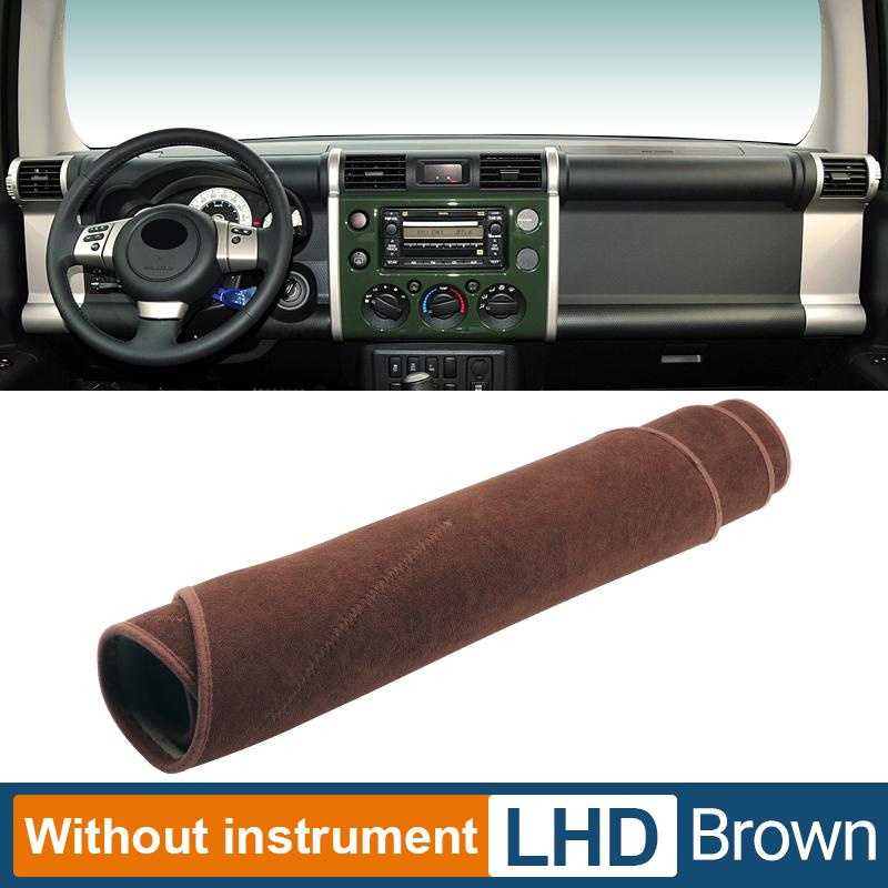 Auto Dashboard Abdeckung Vermeiden Licht Pad Anti-Uv Teppich Nicht-Slip Matte Für Toyota FJ Cruiser GSJ10 2006-2018 2022