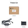 DRE5 PD/Type-C Adapter for Canon 450D, 1000D, 500D, KISS F with LP-E5 Dummy Battery