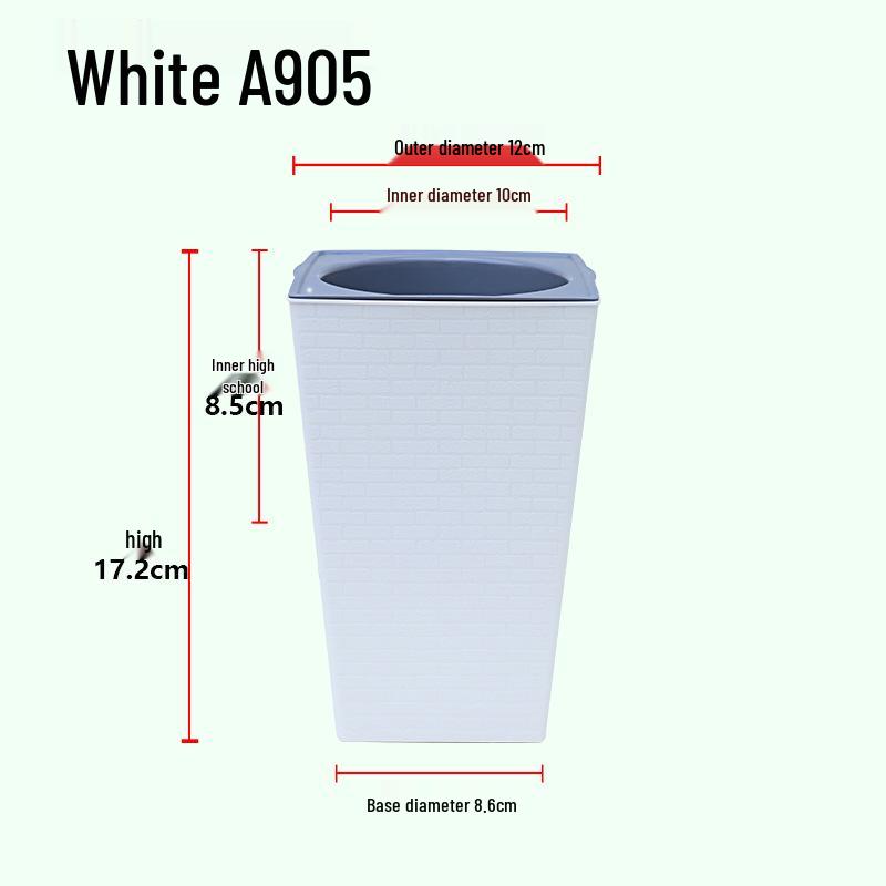 Olinze Self-Watering Elevated Flower Pot - Stylish Resin for Home