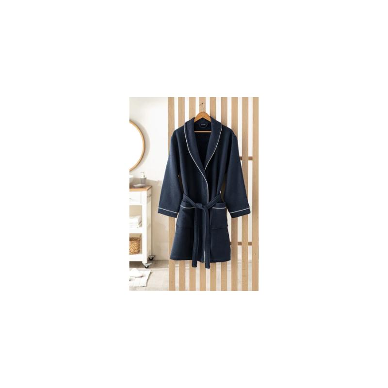 English Home Accappatoio unisex in poliestere Spugna Collo a