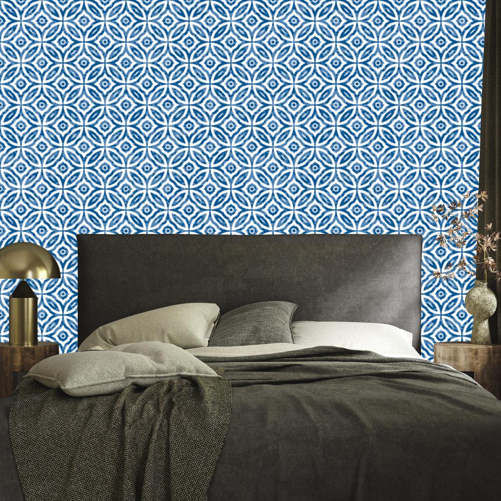 Geometric and ornamental wallpaper for living room and bedroom 50x1000