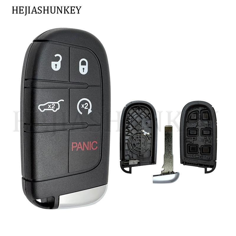 Sip22 Blade 2/3/4/5 Button Smart Replacement Remote Key Shell Case For Jeep Grand Cherokee Dodge Charger Chrysler 300 Ram 1500