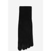Women's Spring Five-finger Socks, Solid Color Sweat-absorbing Mid-calf Cotton Socks, Boneless Sewn Anti-pilling Toe Separation Socks