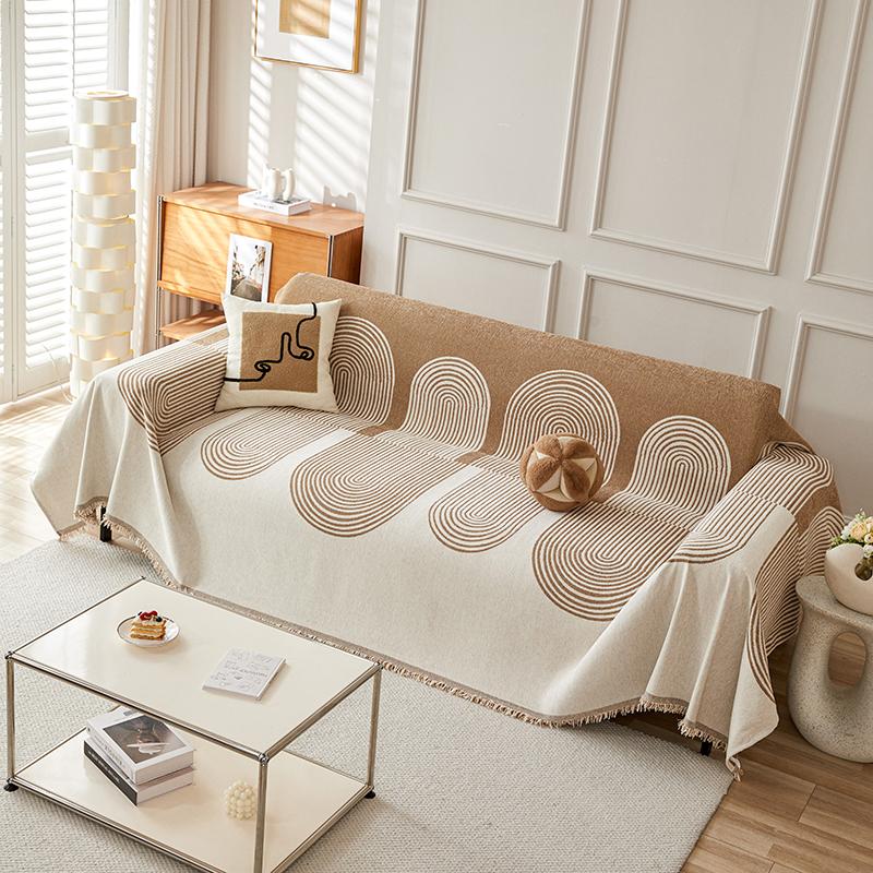 Чехол для дивана из шенилла пылезащитный чехол для диванной подушки универсальное полотенце для дивана защитный чехол от царапин для дивана одеяло для дивана ковер 180x130cm 4255₽