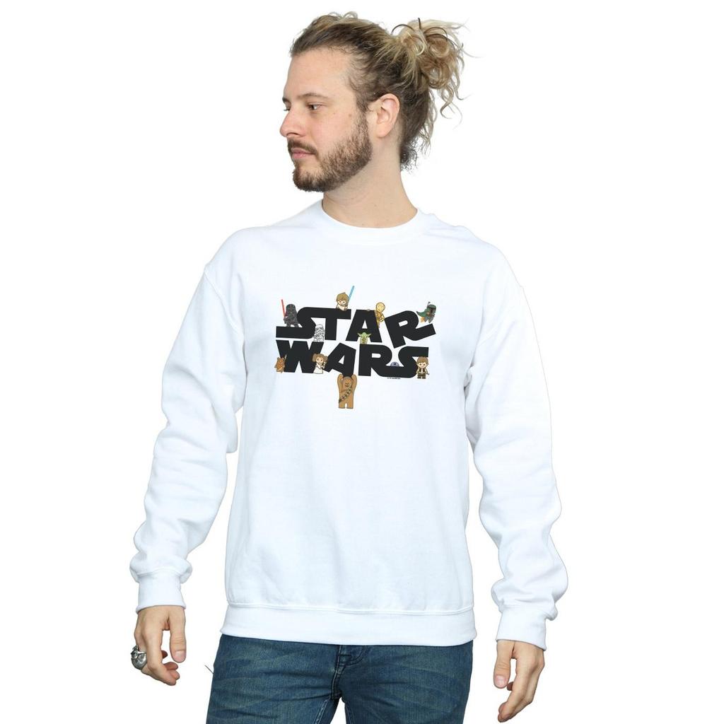 Star Wars Mens Kiddie Logo Sweatshirt