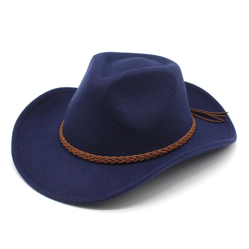 Cappello in Feltro di Lana a Tesa Larga per Uomo Donna Protezione Solare Estiva Abbigliamento Casual