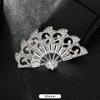 High-end crystal temperament brooch female swan snowflake luxury atmospheric brooch sweater pin suit trendy accessories