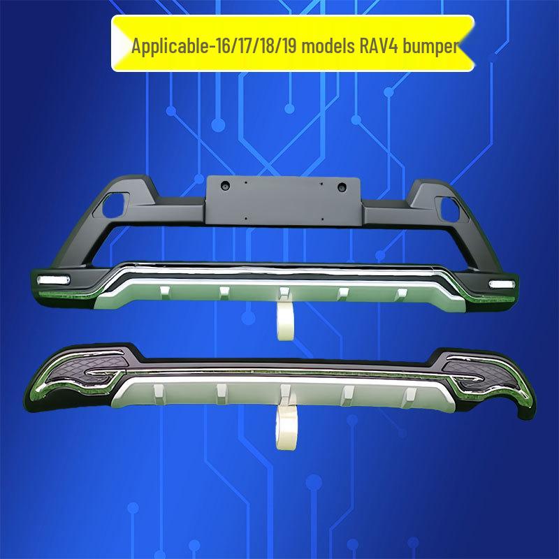 RAV4 2016-2019 Front & Rear Bumper Guard Decorative Accessories