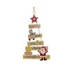 Festive Christmas Wooden Hanging Sign Merry Christmas Wall Ornament Decorative Plaque for House Ornaments Room Decor