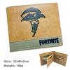 Fortnite Game Embossed Leather Wallet Short PU Leather Student Wallet Gaming Gift 1pcs