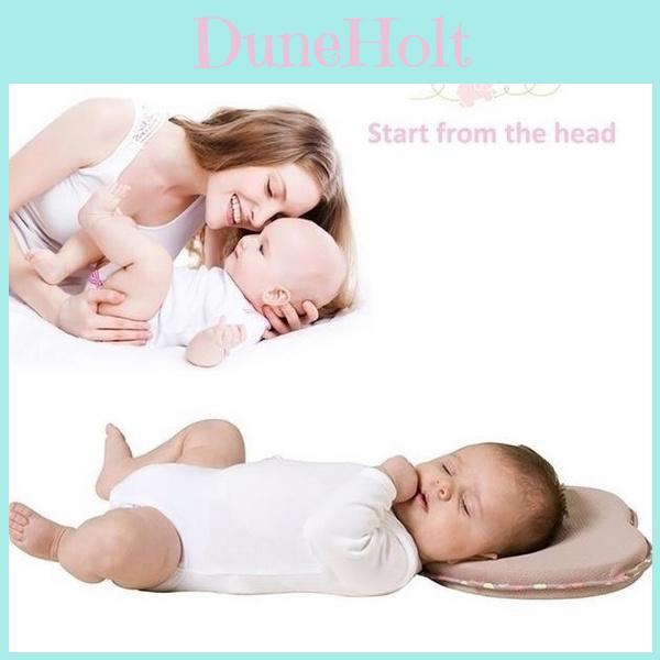 Luxurious Baby Pillow Toddler Sleep Positioner Anti Roll Cushion Flat Head Protection