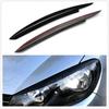Pair Front Lamp Headlight Eyelid Eyebrow Trim For VW GOLF VI MK6 GTI GTR 2008-13