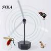 Outdoor Fly Repellent Fan with Reflective Safe Blades Portable Soundless Widely Used Picnic BBQ Party Table Tool
