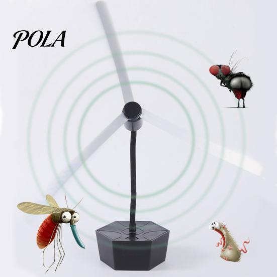 Outdoor Fly Repellent Fan with Reflective Safe Blades Portable Soundless Widely Used Picnic BBQ Party Table Tool