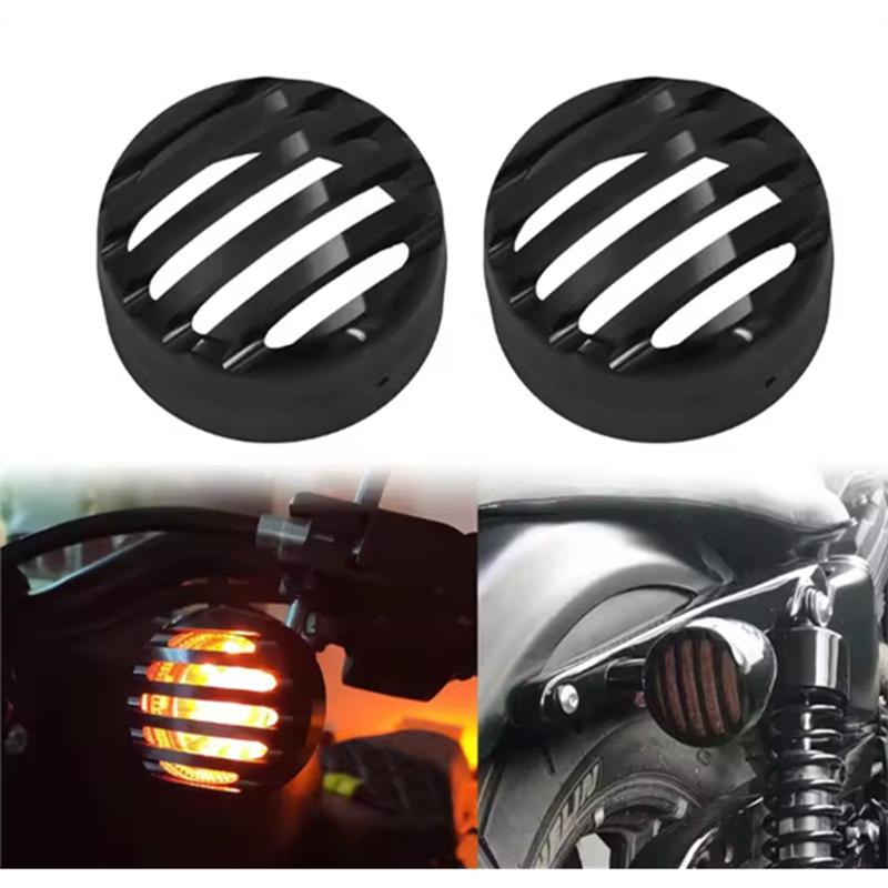 Grill-Blendenabdeckung Motorrad-Blinker für Sportster XL Iron Nightster Super Low 1992-