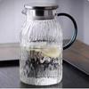 Summer Large Capacity Cool White Boiled Water Kettle Heat-resistant Thickened Glass Cold Water Kettle Household Glacier Pattern Cold Water Kettle Set