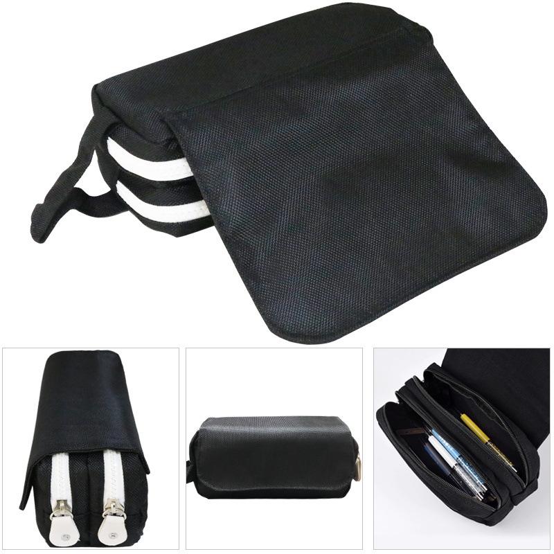 New Laitu Heat Transfer Storage Bag, Double-layer Large-capacity Pencil Bag, Stationery Box Bag, Creative Pencil Bag for Junior High School Students