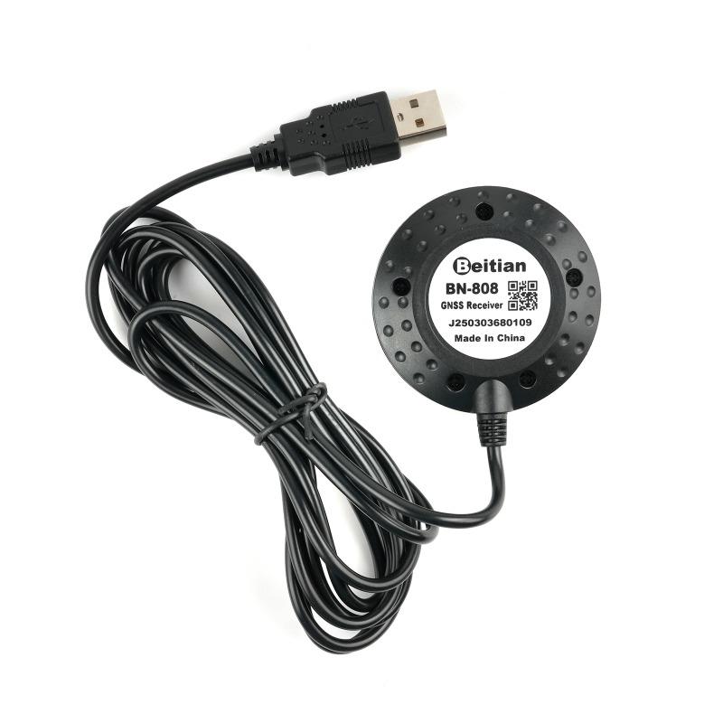 BN-808 USB GPS Receiver Module Dual GNSS Navigation Positioning Sensor 1Hz-10Hz Rate Compatible with Windows PC Laptop DIY