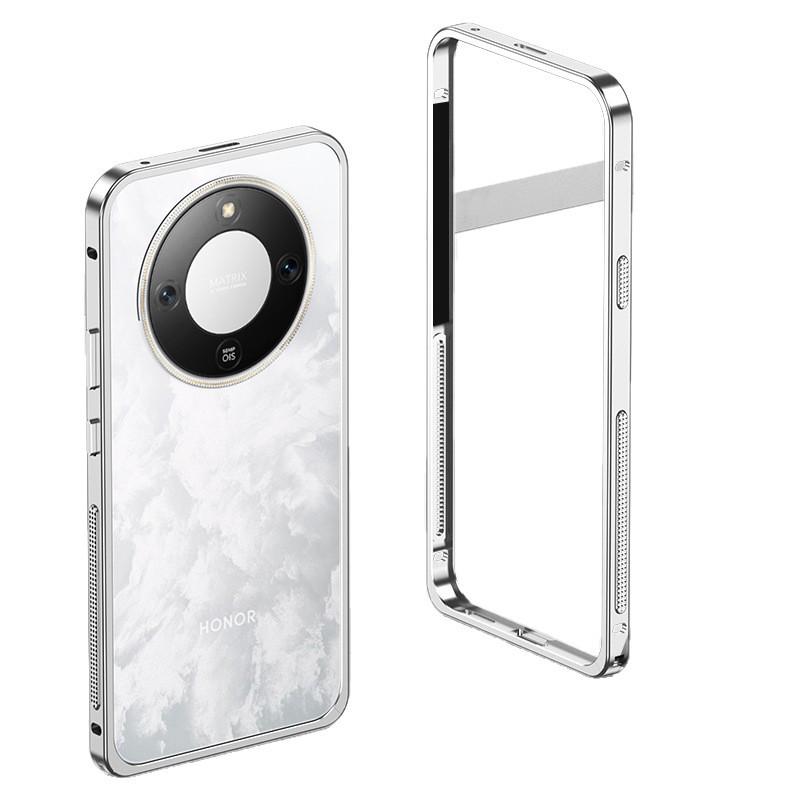 Honor X70/Magic 8 Lite/X9d Clamshell Metal Frame Phone Case