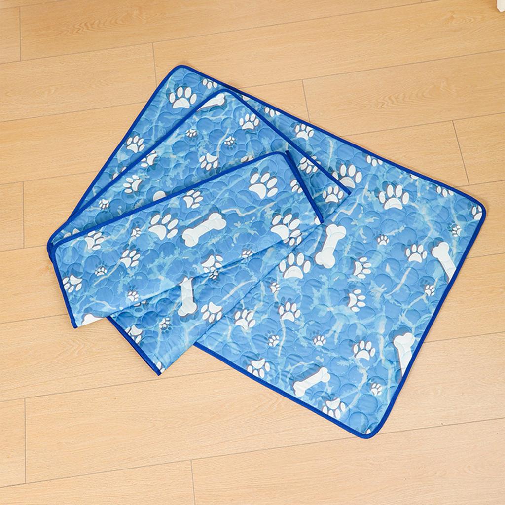 Letní mazlíčkovská pohovka polštář podlahový polštář psí ledový polštář jaro a léto kočičí chladivý polštář polštář z ledového hedvábí podložka na spaní
