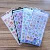 4-Pack Adorable BONBON DROP Transparent Cartoon Stickers - Sparkly Embellishments for Notebooks BulingBulingStickers Store