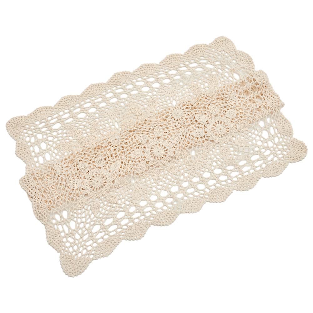 

Скатерть Скатерть Салфетка Хлопок Кружево Цветочная Ткань