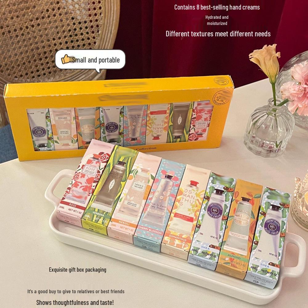 

Подарунковий набір розкішних кремів для рук Shu Ou для жінок - 5 штук зволожуючий та живильний сувенір з салону краси