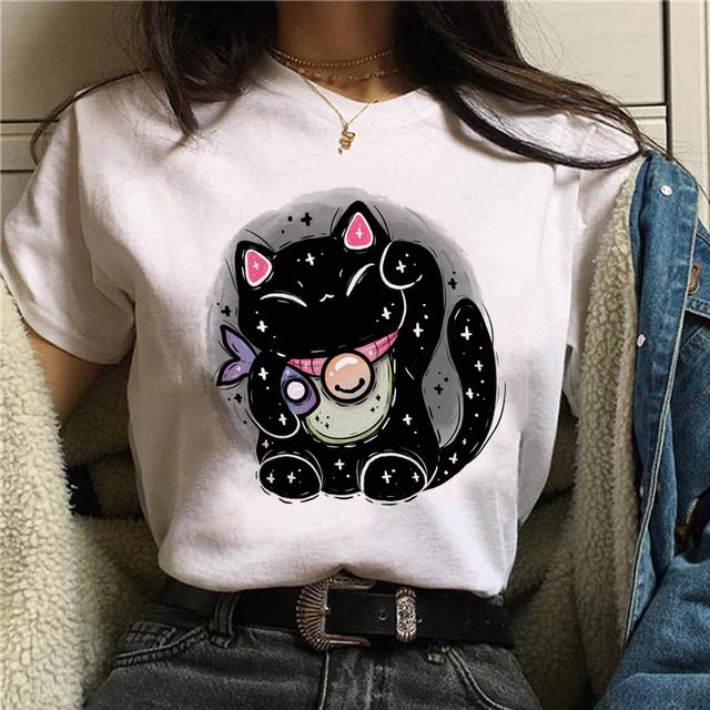 Tricou Harajuku Horror Psychedelic Satan Tricou Punk Tricou Demon Grim Death