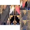 Elegant Women's Irregular Tassel Cardigan Sweater Poncho Shawl With Classic Design