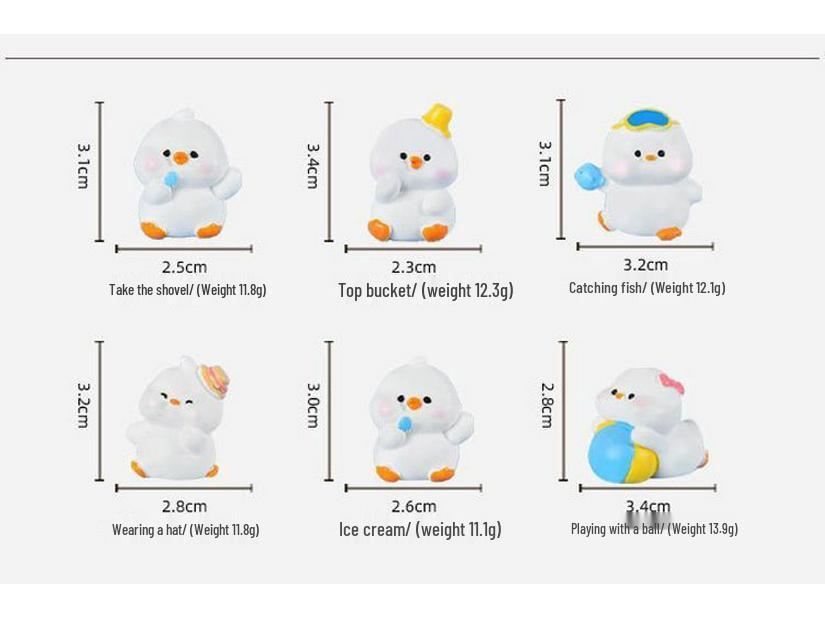 Cute Cartoon Duck Car Ornaments: Creative Interior Accessories