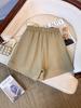Summer Slimming Elastic Waist Wide-Leg A-Line Shorts