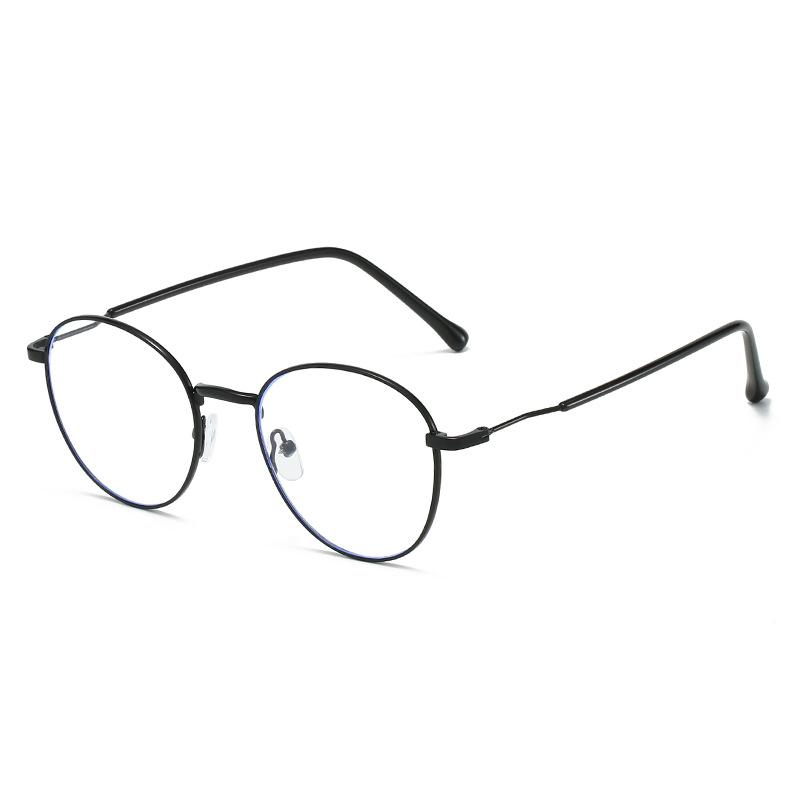 Retro Luxury Round Frame Myopia Glasses Women Men New Vintage Metal Anti Blue Light Near Sight Eyeglasses Minus Diopter Glasses