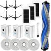 DianSung Robot Vacuum Cleaner Replacement Parts Kit Compatible with ECOVACS DEEBOT X5 Omni X5 Pro Vacuum Includes Brush and Side Brush / Cleaners,