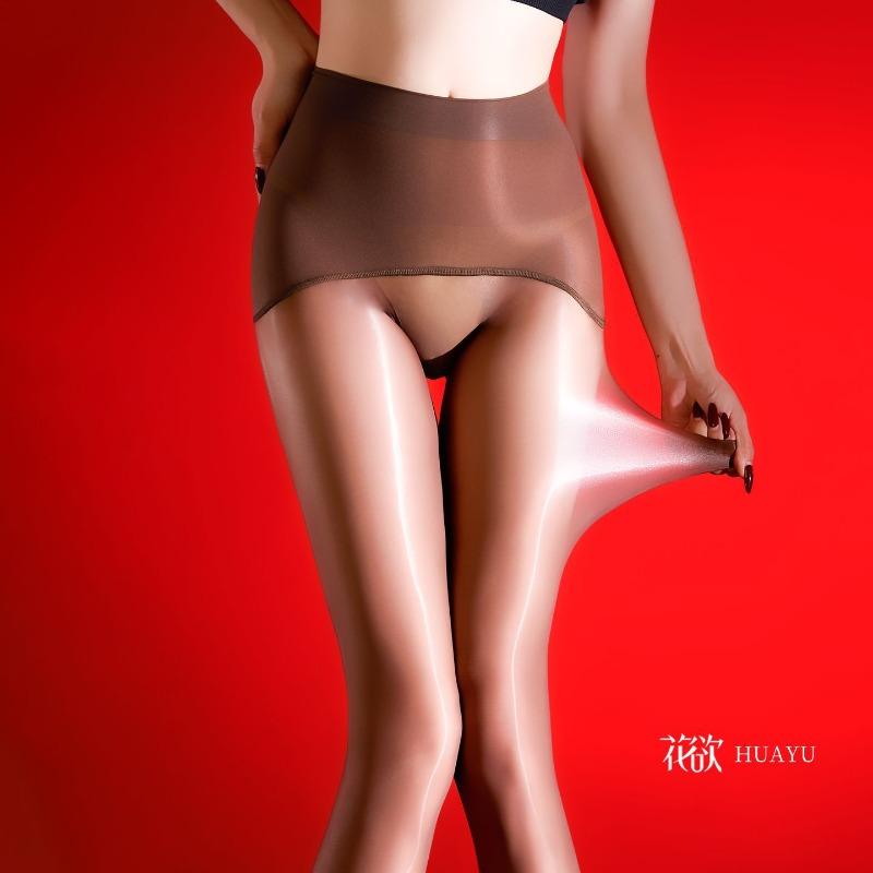 3D Oil Shiny Pantyhose Unisex High Elastic Stockings Fit for Weight 45-80 Kg Women Man Transparent Smooth Glossy Tights HosieryGood product