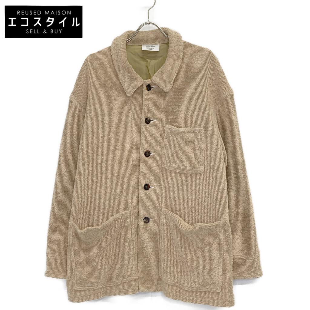 BASICKS LE0121W Pile Coverall Jacket L beigeUsed