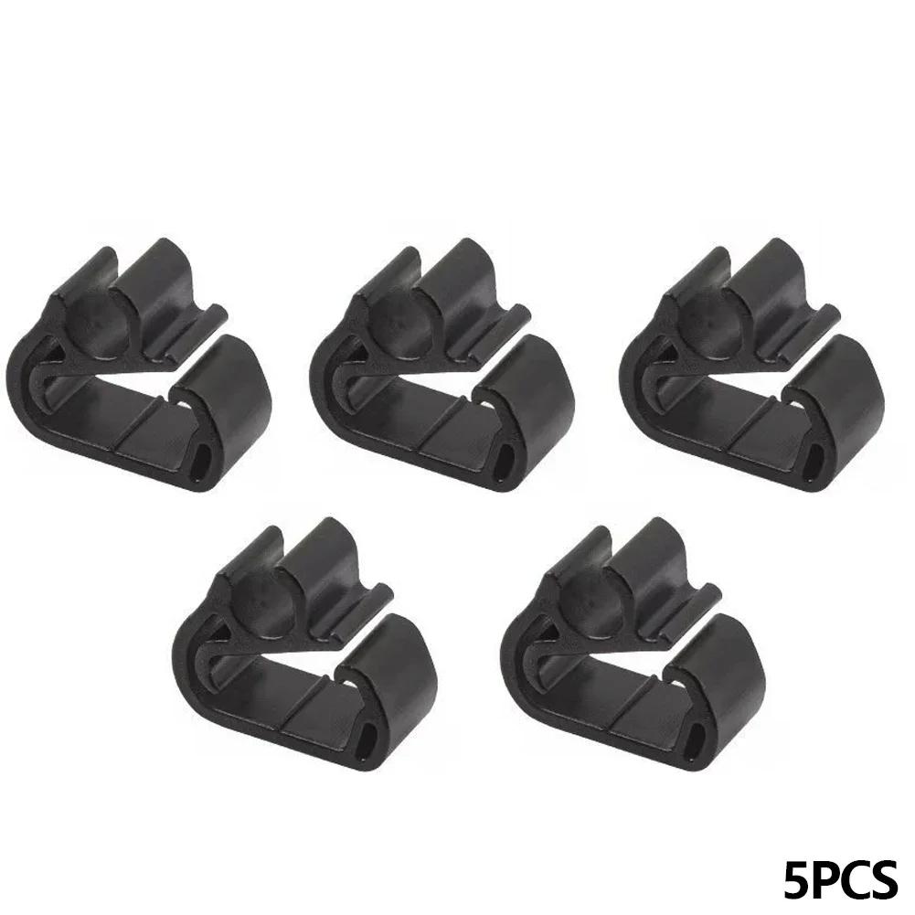 For Peugeot 3008 (P84) 5008 (P87) 408x Citroen C5 Accessory 5Pcs Windshield Front Wiper Clips Wiper Arm Spray Pipe Clamp Buckle