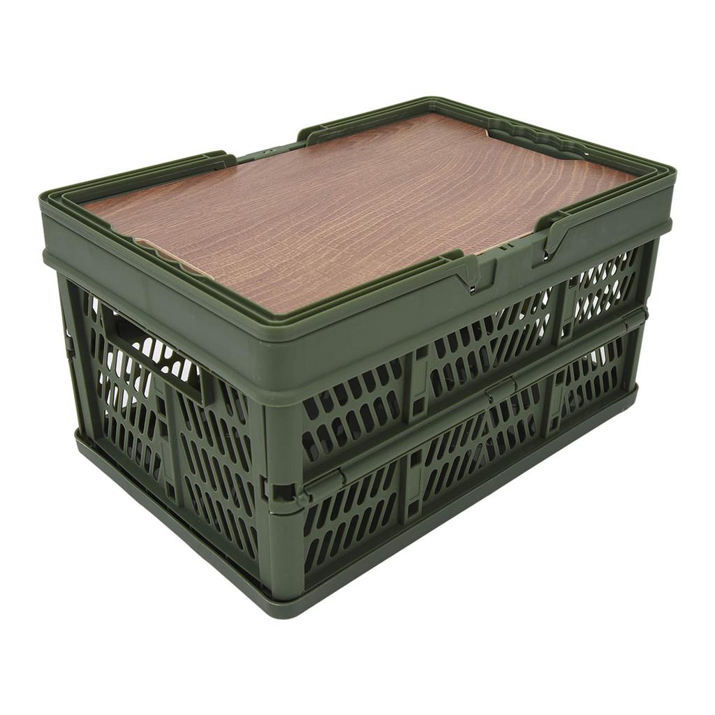 Camping Picnic Basket Foldable Large Capacity Multifunction Handheld Camping Storage Basket Camping
