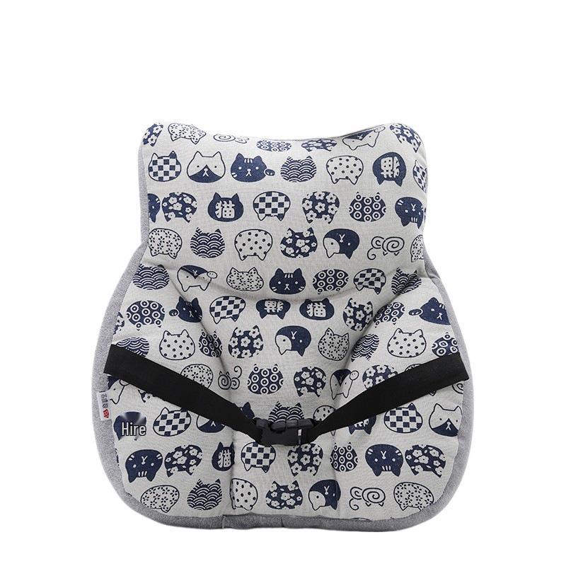 Ergonomic Office Chair Cushion: Backrest, Headrest, Lumbar Support, and Waist Pillow for Kids, Pregnant Women, and Long Sitting Comfort.