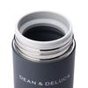 DEAN & DELUCA Charcoal Gray Soup Pot, 300ml, Insulated, Insulated, Soup Jar, Lunch Jar, 7.5cm H x 7.5cm W x 13cm D