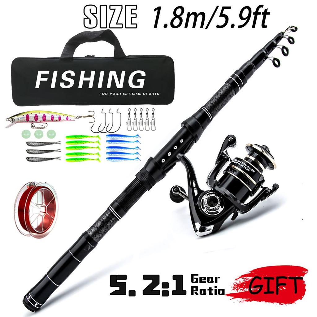 Carbon Sea Fishing Rod Set for Long Cast and Boat Fishing