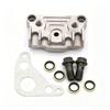 Horizontal Engine Repair Side Cover Kit for 50 110 125 140cc, Metal Oil Line Conversion Cover with Gasket and 2 Bolts