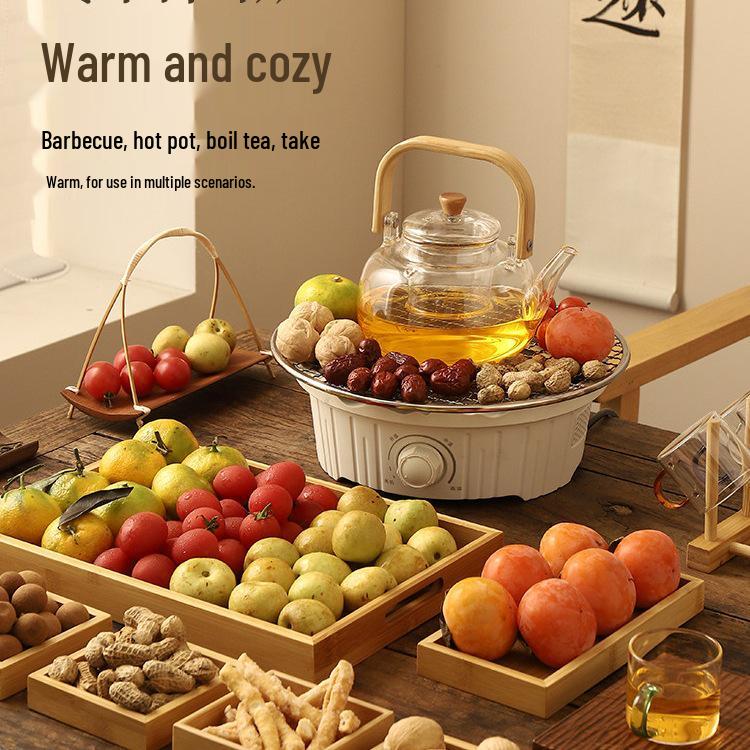 Electric Ceramic Indoor Stove Set with Glass Teapot - 2026 Edition